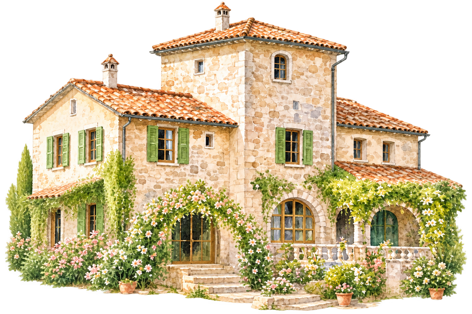Hacienda Villa Aurelia rodeada de jardines